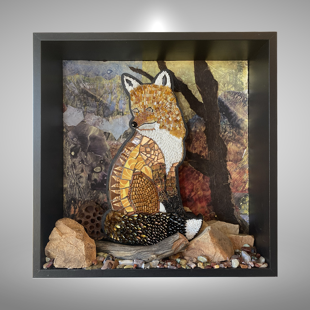 WildlandVixen_Claire Perkins_3D_Mixed Media Mosaic